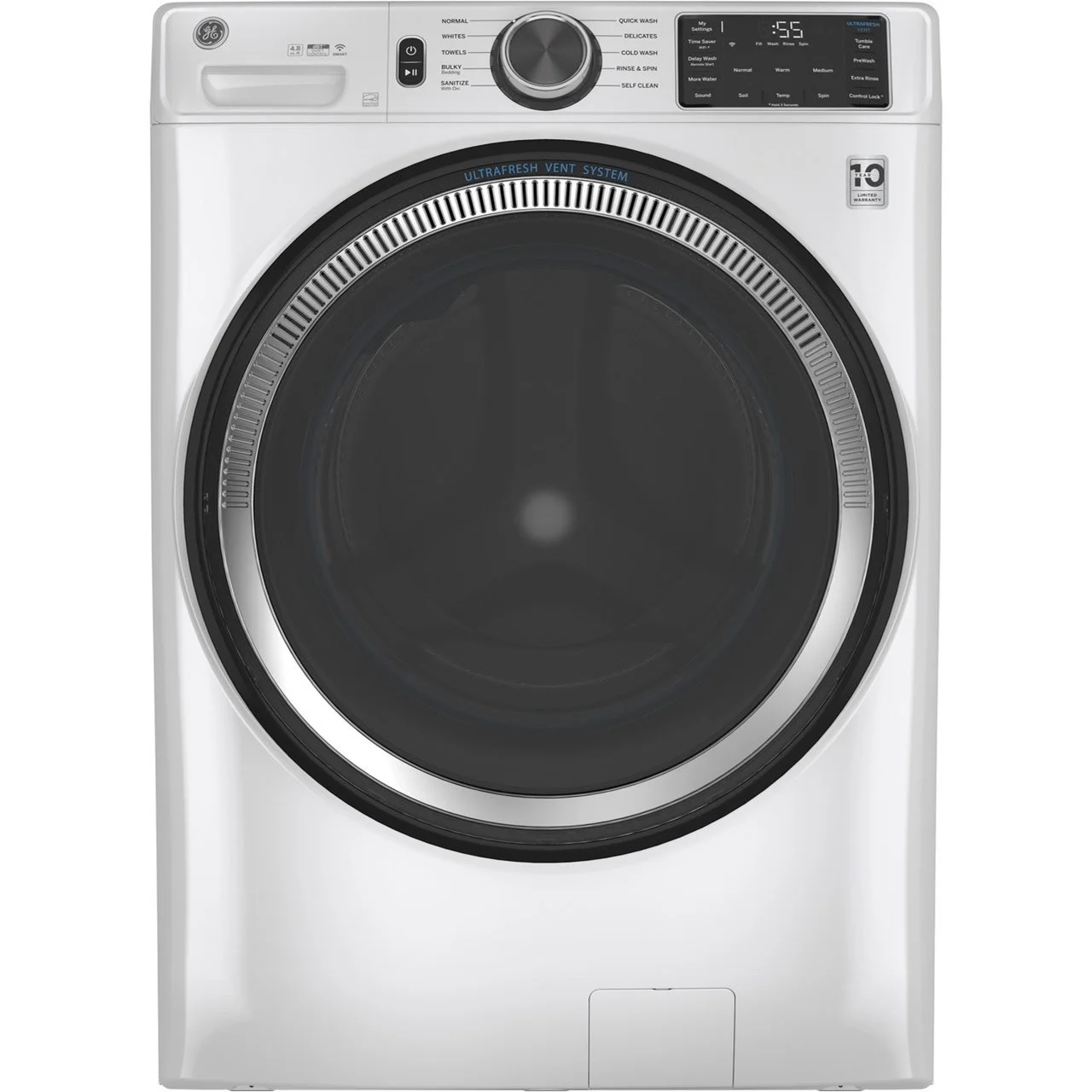 GE Appliances 741055042 GE® 4.8 cu. ft. Capacity Smart Front Load